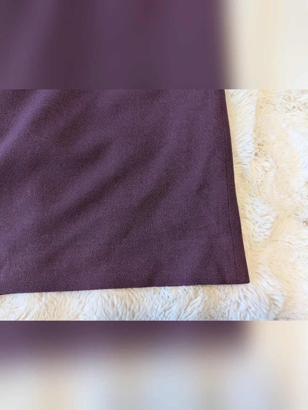 Prophecy 100% Virgin Wool Skirt | A-Line Midi | Minimalist Workwear - Picture 5 of 9